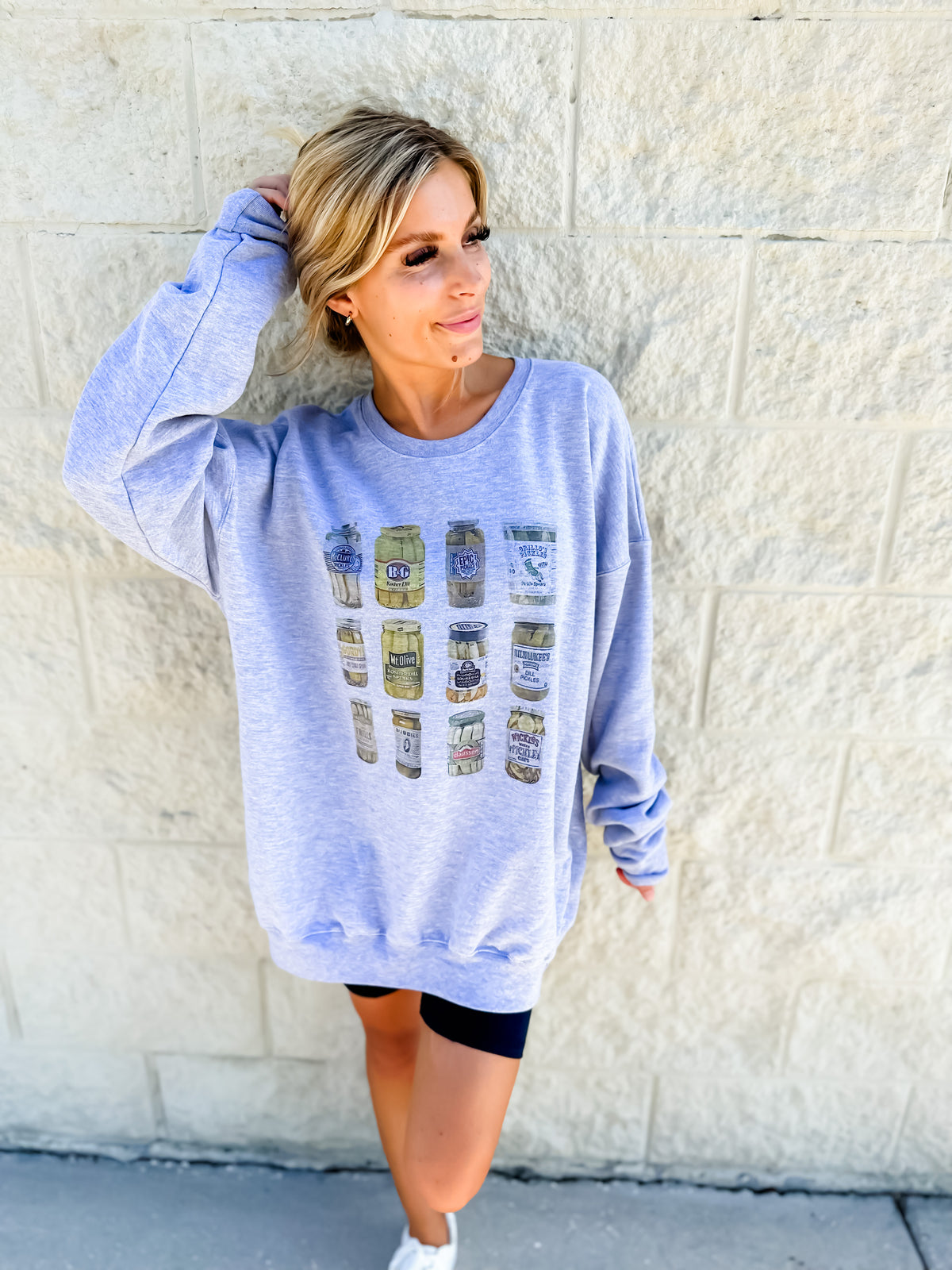 Pickle Lover Graphic Sweatshirt