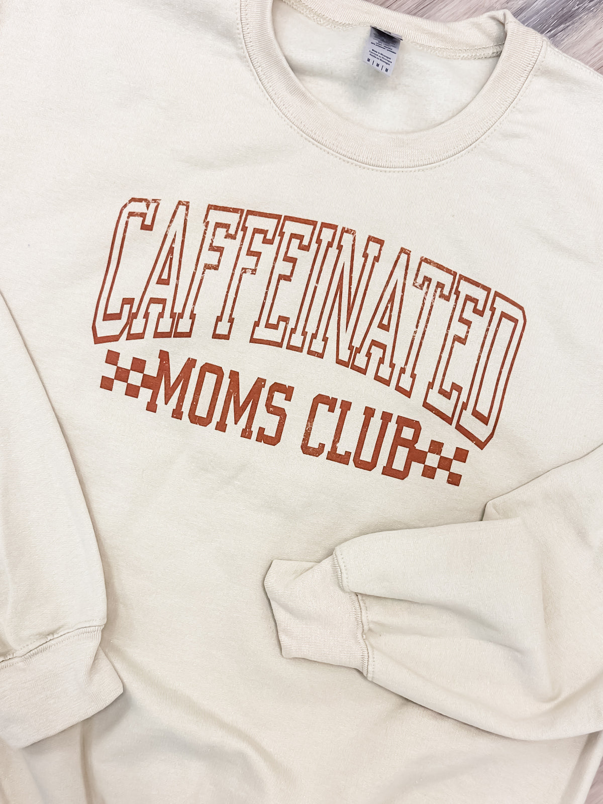 Caffeinated Moms Club Graphic Top