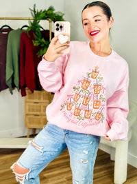 Merry And Caffeinated Graphic Top