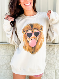 Lion Bubblegum Graphic Top