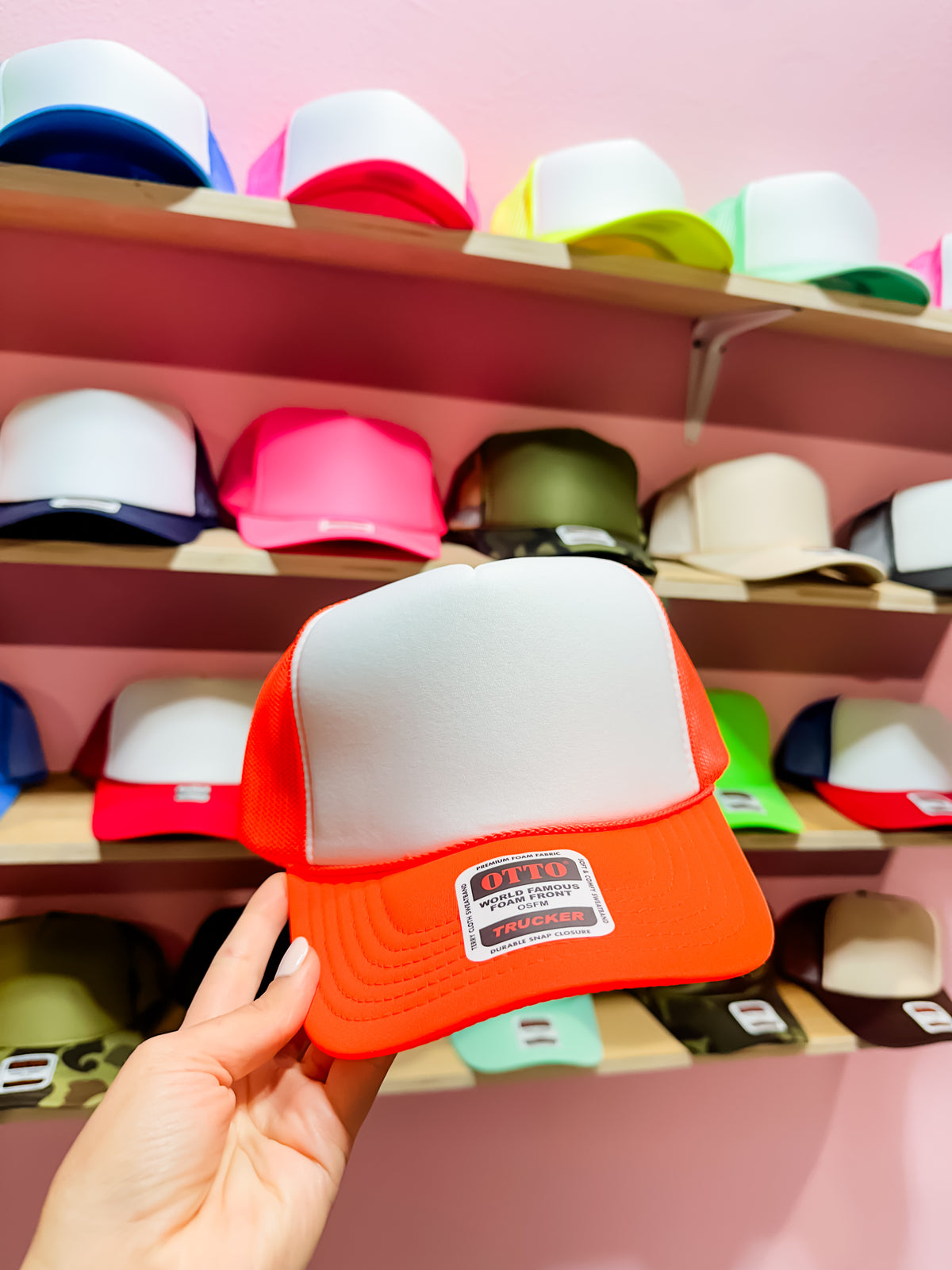 Custom Color IDGAF University Trucker Hat