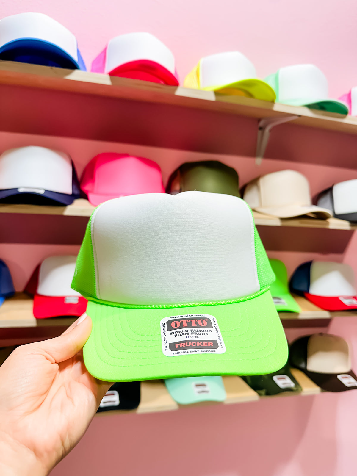 Custom Color IDGAF University Trucker Hat