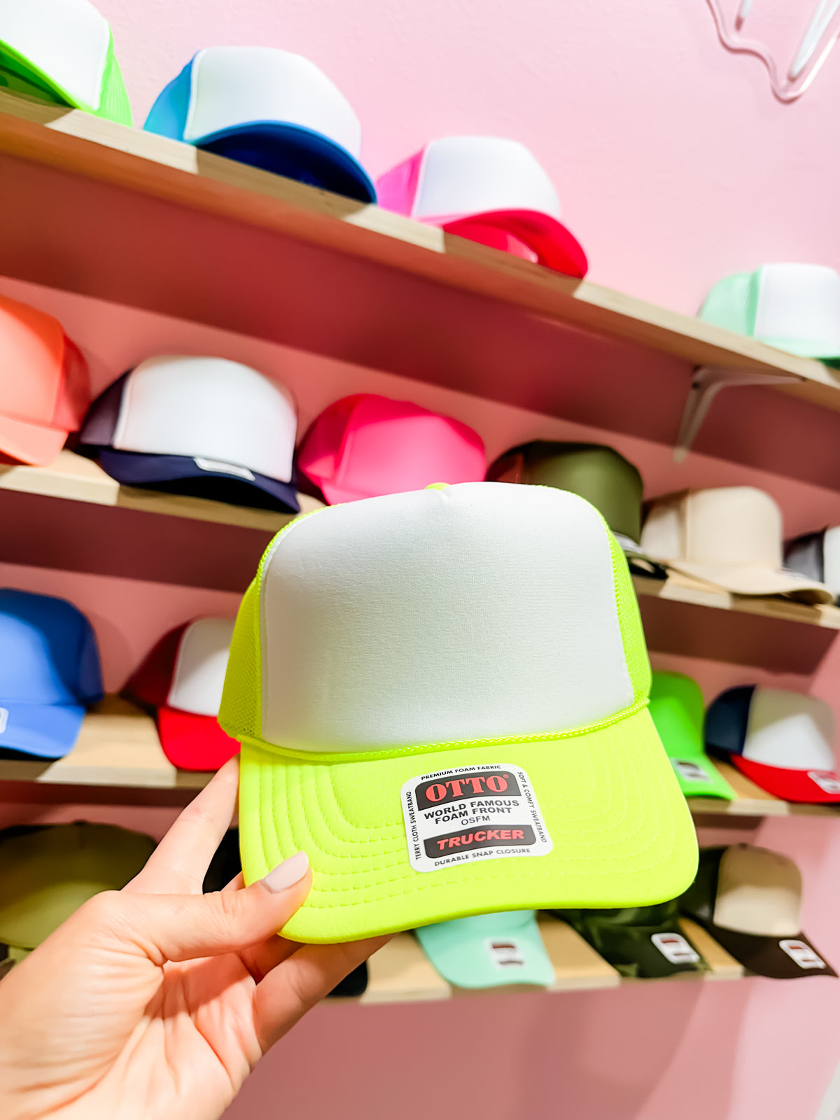 Custom Color IDGAF University Trucker Hat