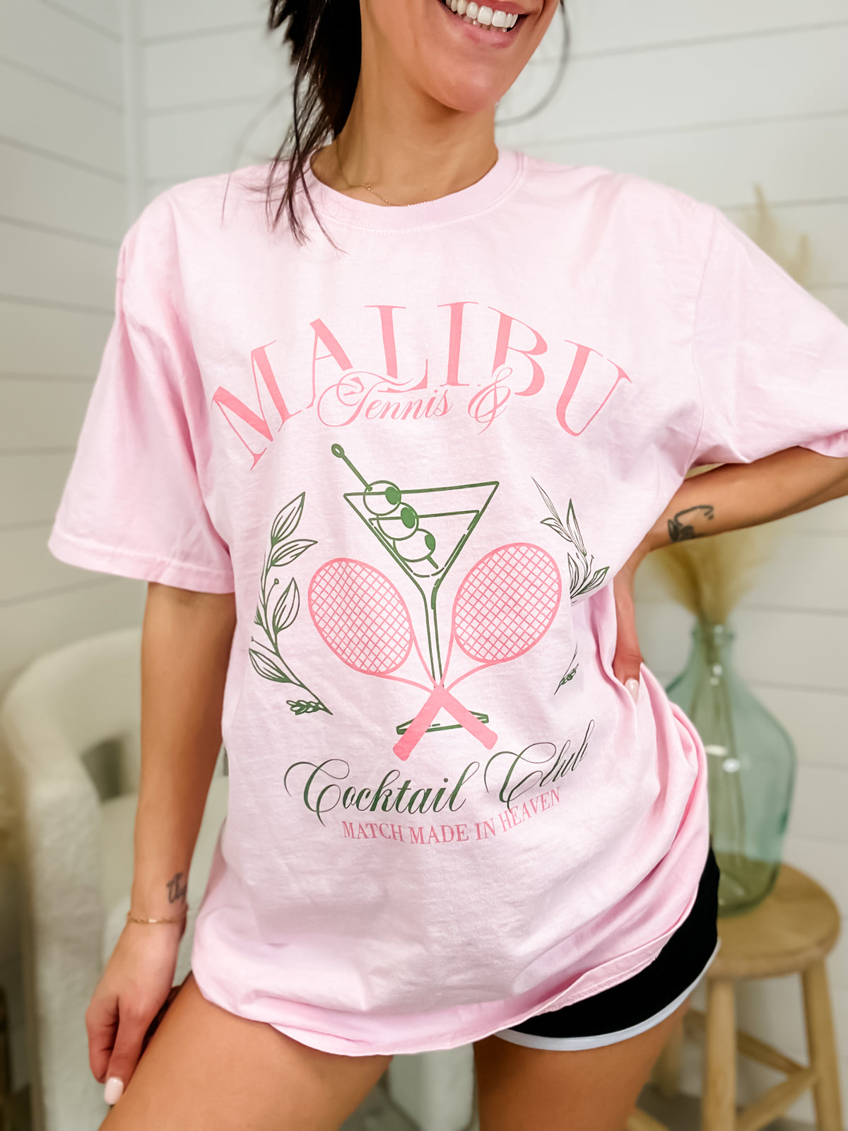 Cocktail Club Graphic Top