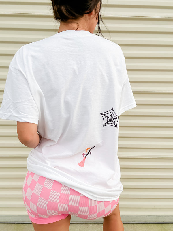 Spooky Sticker Trend Graphic Tee