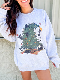 Christmas Cats Graphic Top