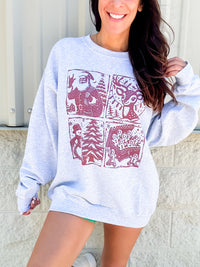 Vintage Christmas Graphic Top