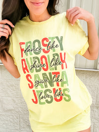 Be Like Christmas Graphic Top