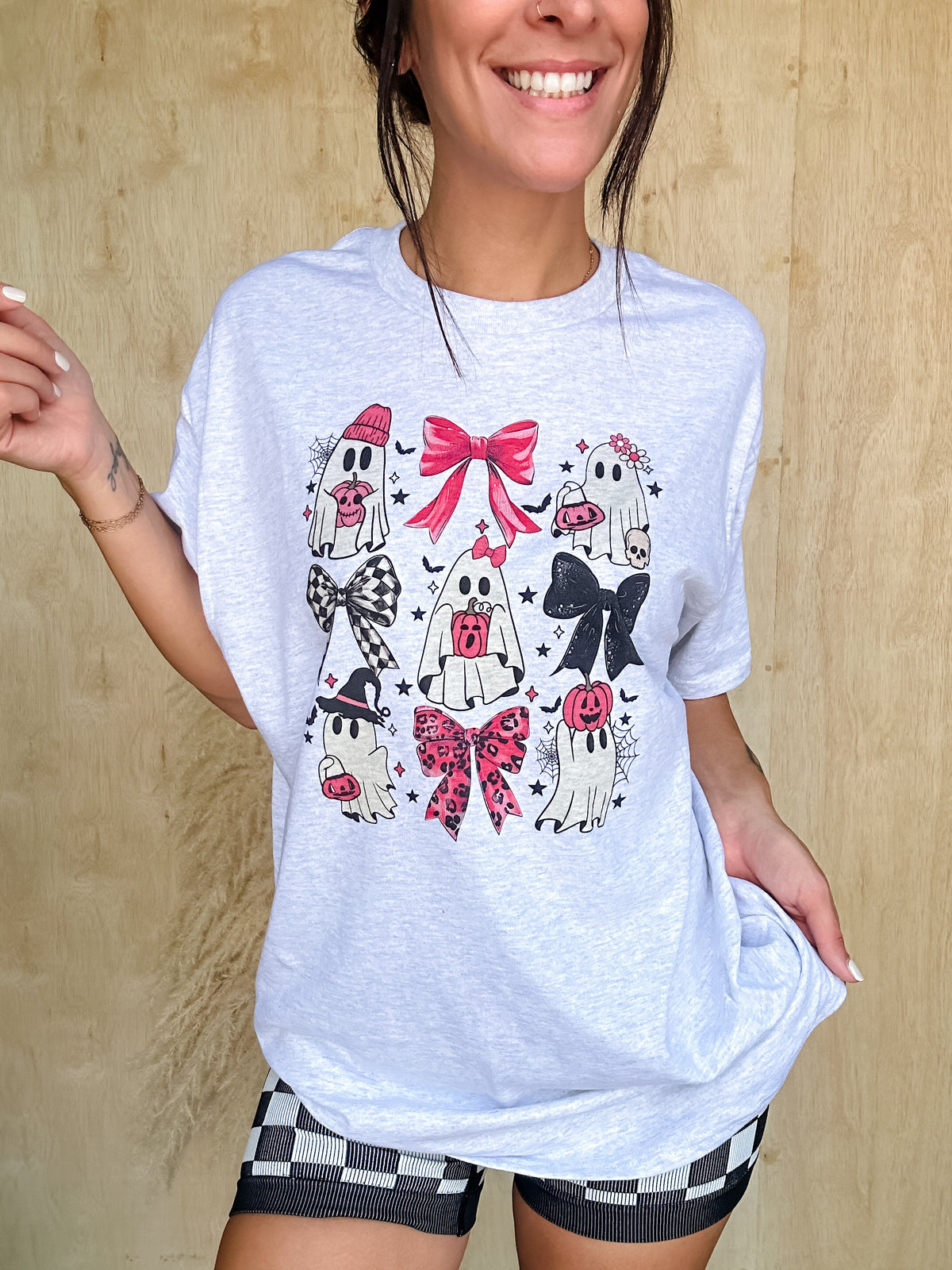 Ghost Bows Graphic Top