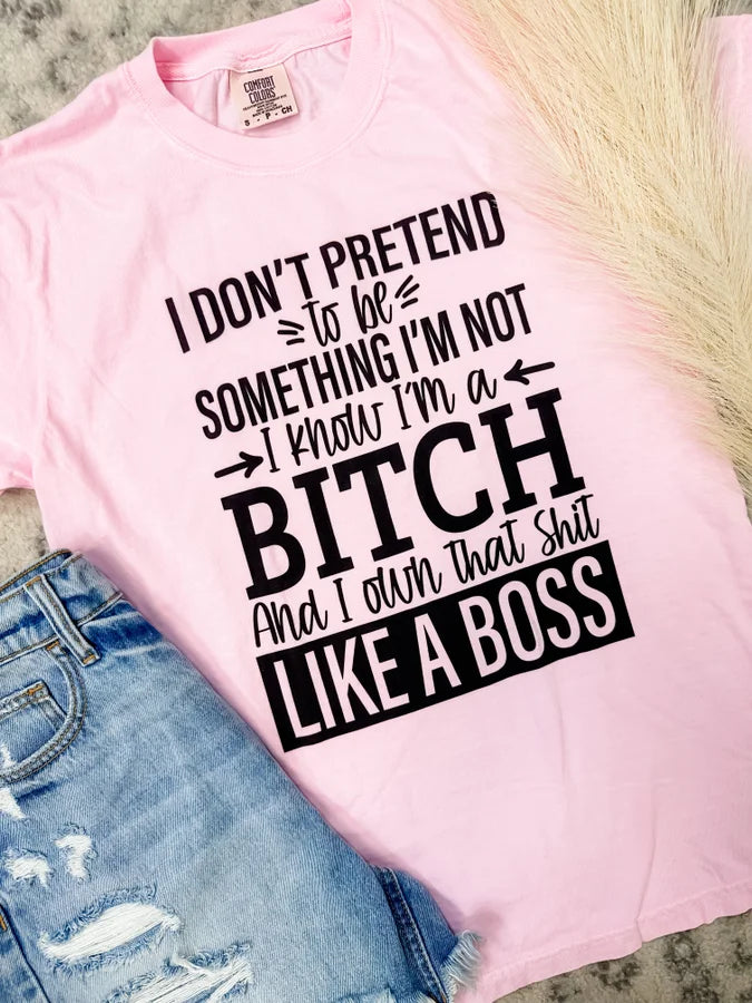 Like A Boss Graphic Tee