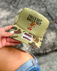 Custom Color Football Falls Out Trucker Hat