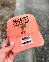 Custom Color Football Falls Out Trucker Hat