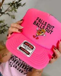 Custom Color Football Falls Out Trucker Hat