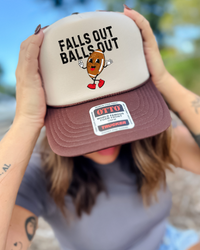 Custom Color Football Falls Out Trucker Hat