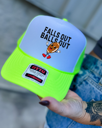 Custom Color Football Falls Out Trucker Hat