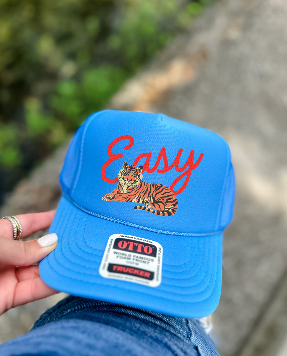 Custom Color Easy Tiger Trucker Hat