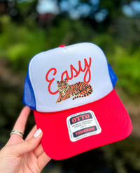 Custom Color Easy Tiger Trucker Hat