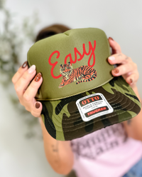 Custom Color Easy Tiger Trucker Hat