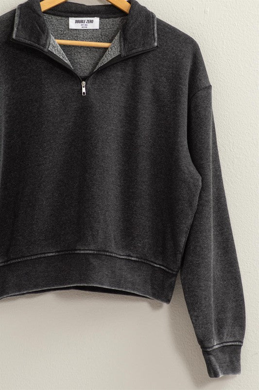 Total Motivation Black Half Zip Pullover