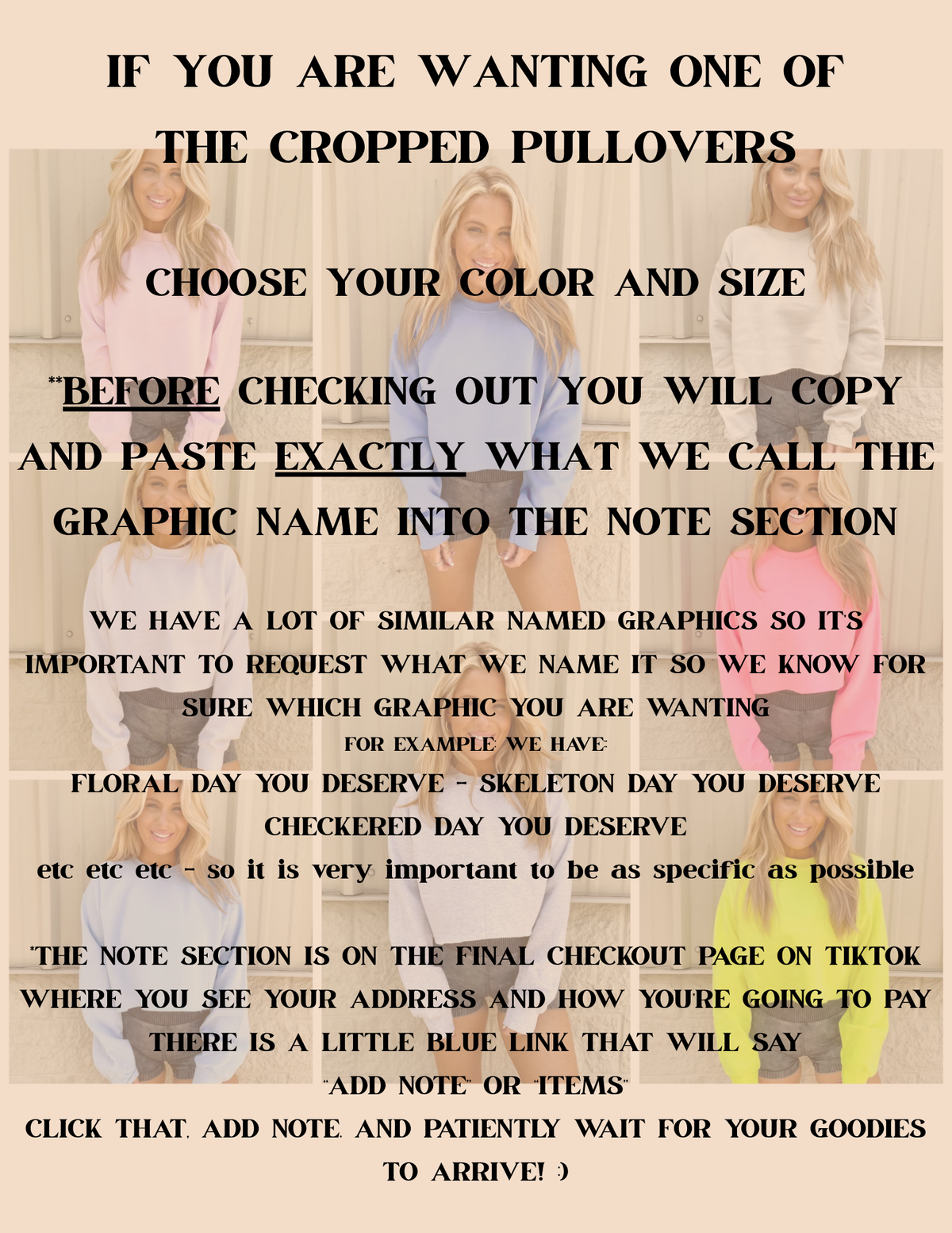 CROP *PULLOVER Graphic Top