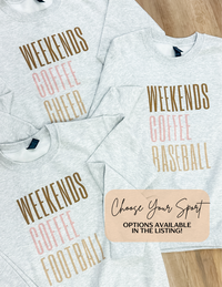 Choose Your Weekend Sport Graphic Ash Pullover