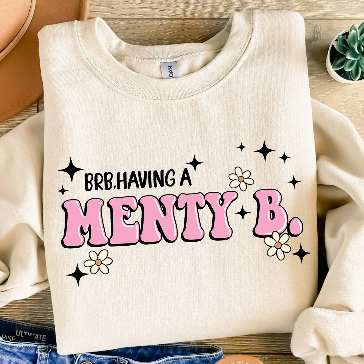 Having A Menty B Graphic Top