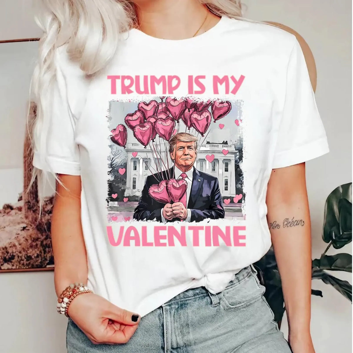 Trump Valentine Graphic Top