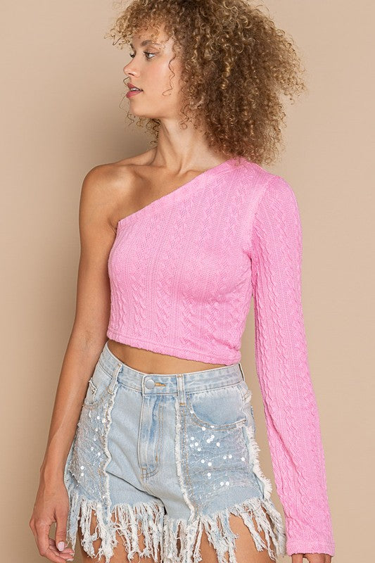 Sweet Like Candy Pink Cropped Top