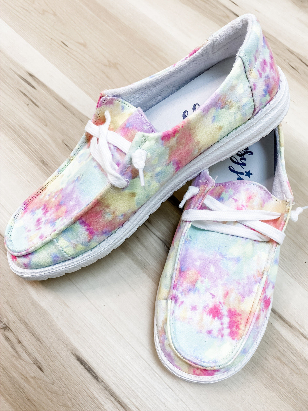 Pink Tie Dye Slip On Shoe