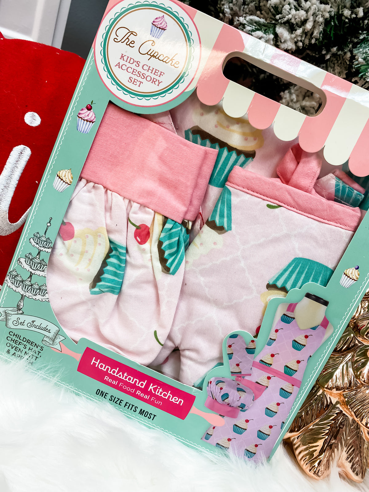 Cupcake Deluxe Child Apron Set