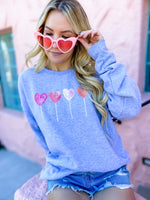 Heart Lollipop Graphic Sweatshirt