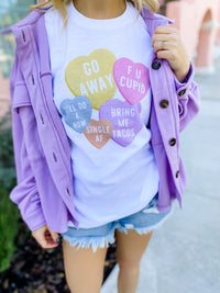 Conversation Hearts Graphic Tee