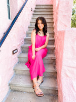 A Hot Minute Pink Cami Maxi Dress