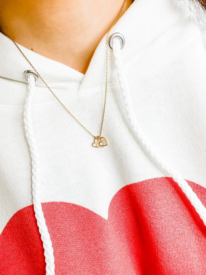 3 Hearts Gold Necklace