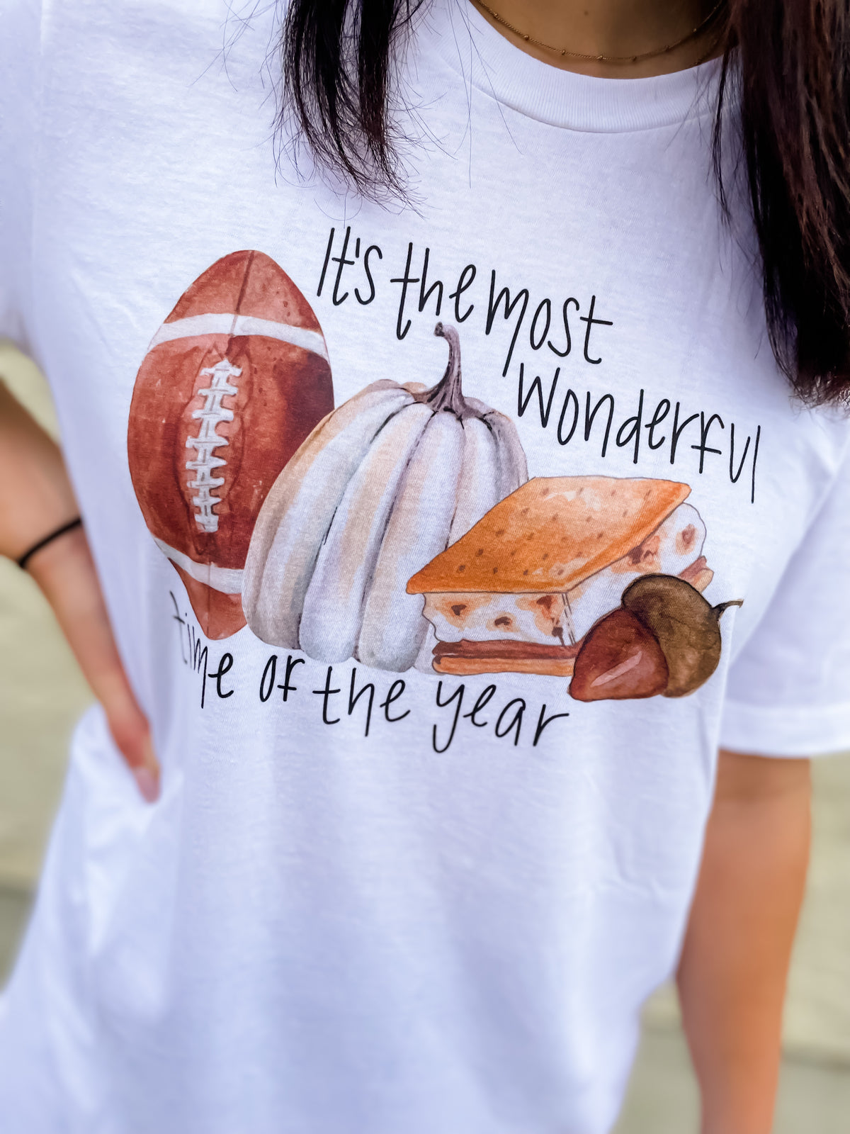 Fall Wonderful Time Of The Year Graphic Tee