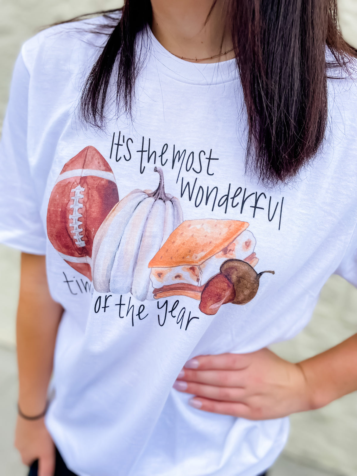 Fall Wonderful Time Of The Year Graphic Tee