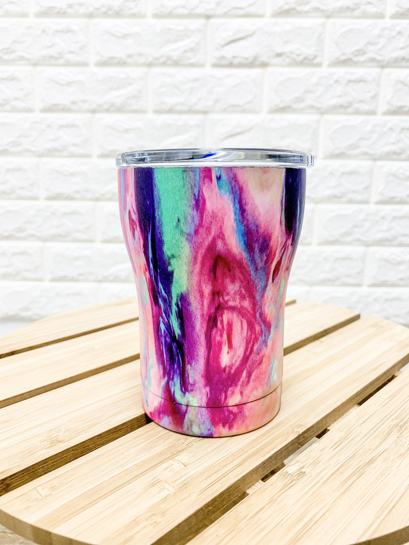12 oz Cotton Candy Stainless Steel Tumbler