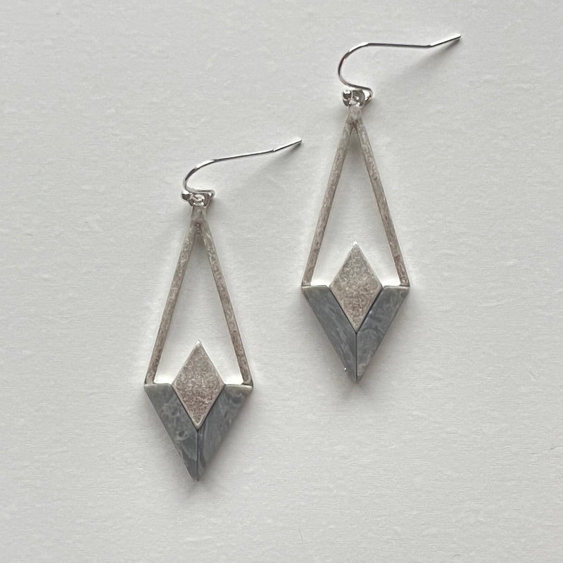 Modern Expressions Earrings (Silver)