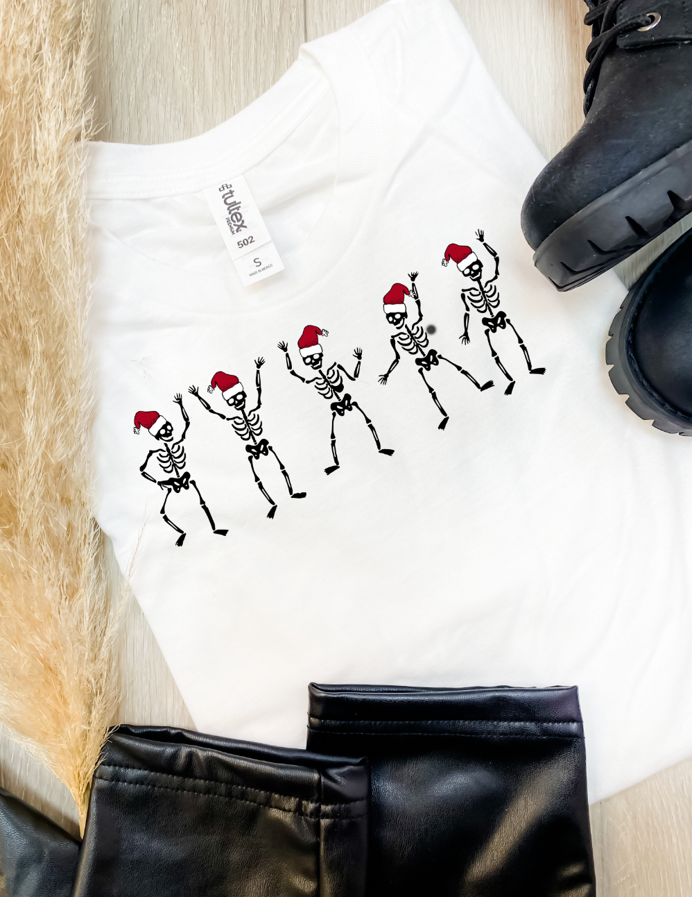 Christmas Skeletons Graphic Tee