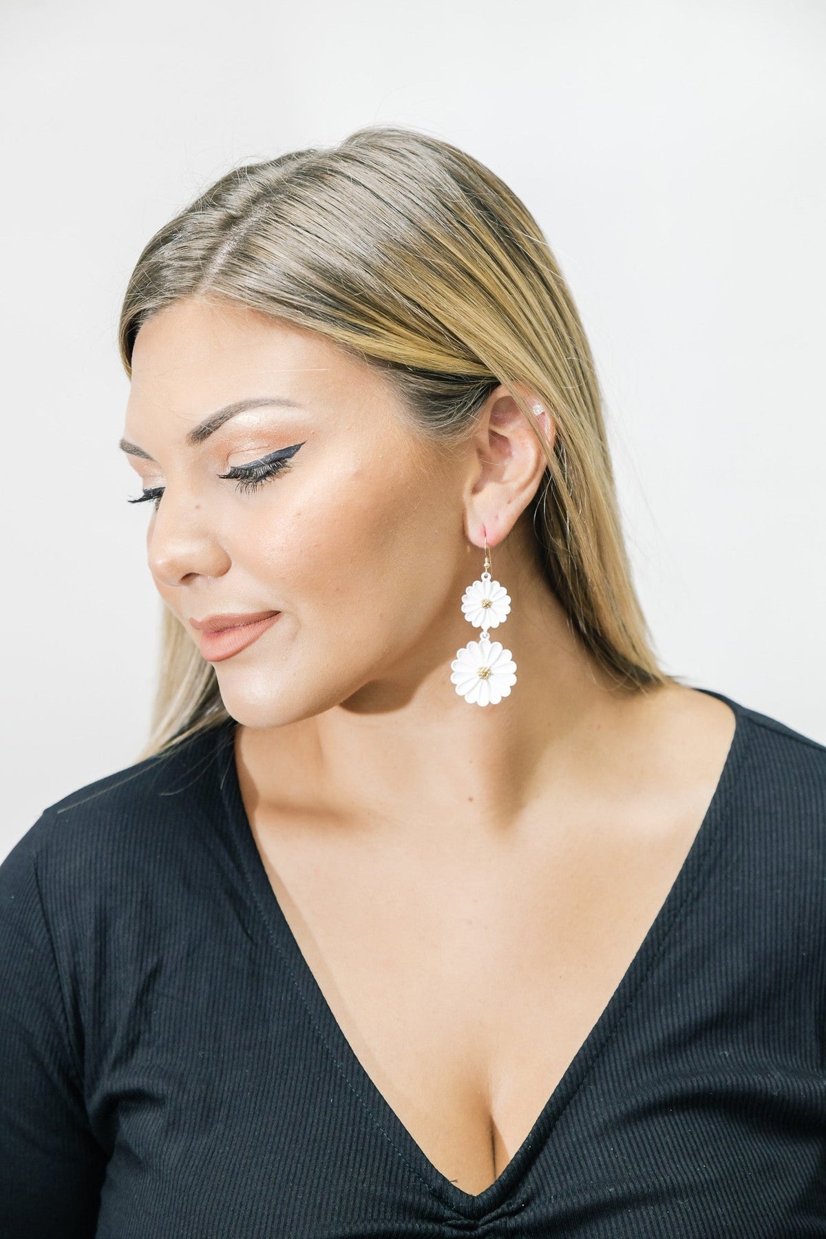 Flower Dangle Earring