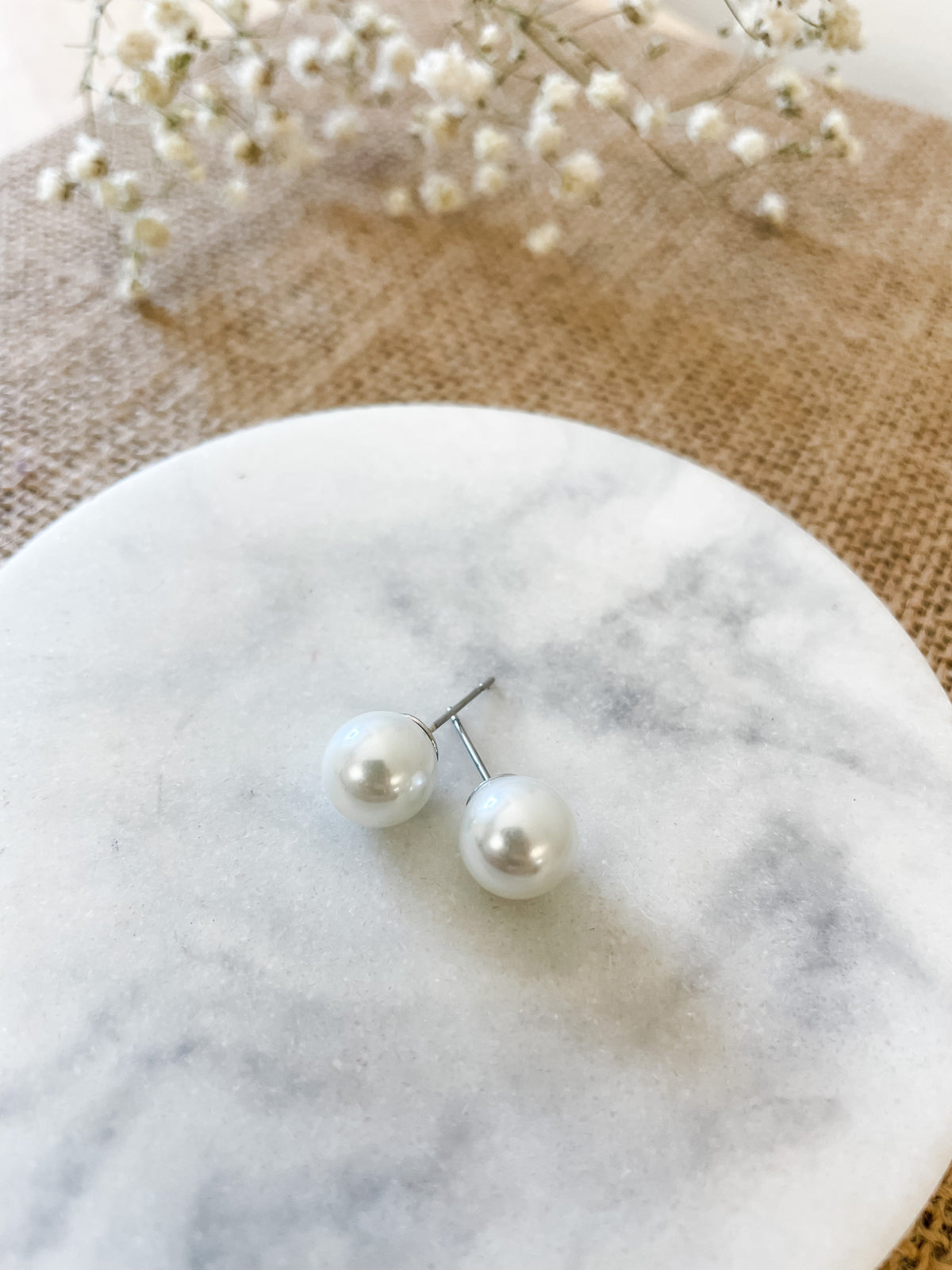 8MM Pearl Studs