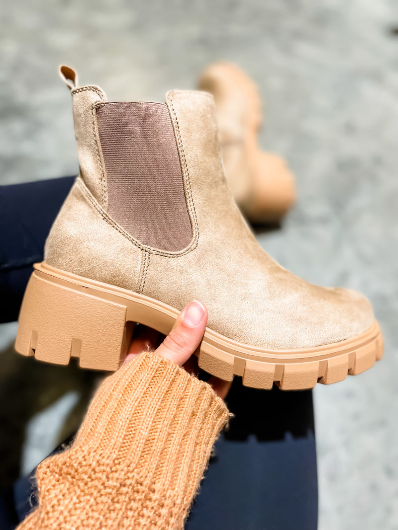 Taupe Chelsea Bootie