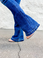BEST SELLERS! According To You Distressed Judy Blue Flare Jean