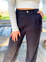 Hard To Handle Black Relaxed Trouser Pant
