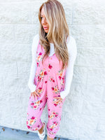Happy Thoughts Mauve Floral Mademli Custom Jumpsuit