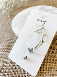 Butterfly Cuff Earrings