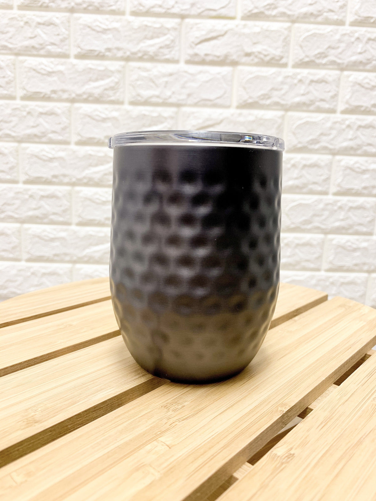 16 oz. Stemless Hammered Gunmetal